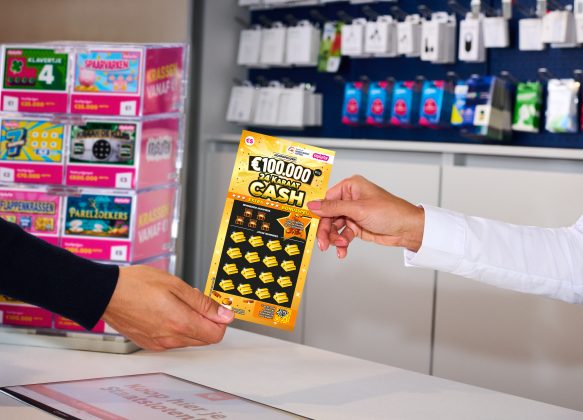 Krasloten 24karaat cash winkelverkoop (foto via Nederlandse Loterij)
