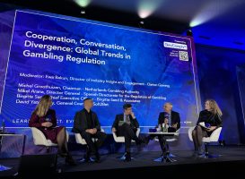 Michel Groothuizen (World Gaming Forum ICE Barcelona 2025) Cooperation, Conversation, Divergence: Global Trends in Gambling Regulation foto door CasinoNieuws.nl