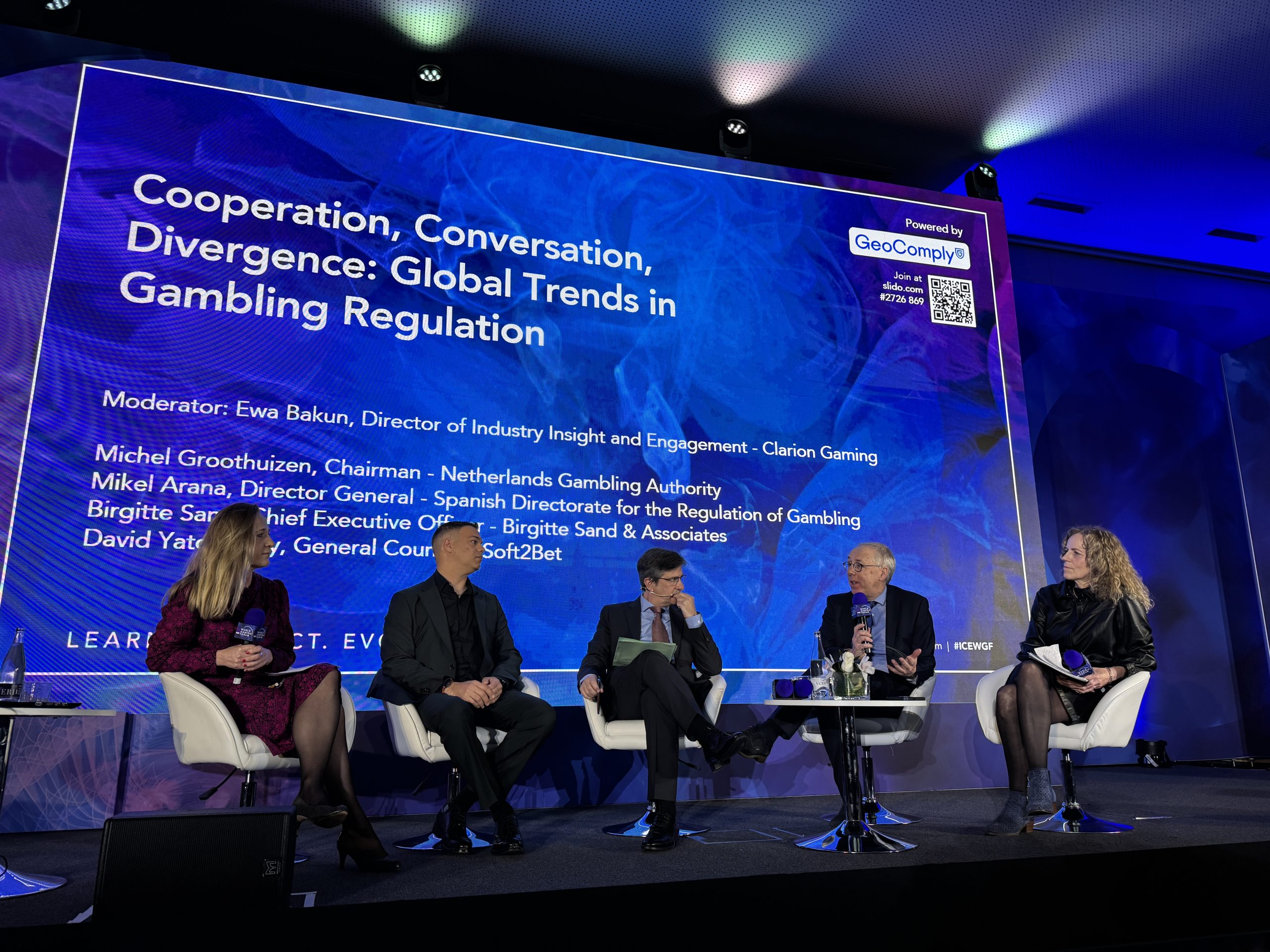 Michel Groothuizen (World Gaming Forum ICE Barcelona 2025) Cooperation, Conversation, Divergence: Global Trends in Gambling Regulation foto door CasinoNieuws.nl