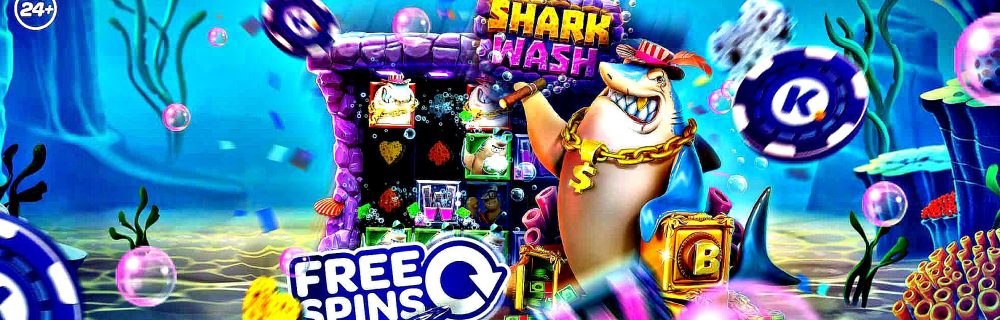 Kansino Shark Wash stortingsbonus