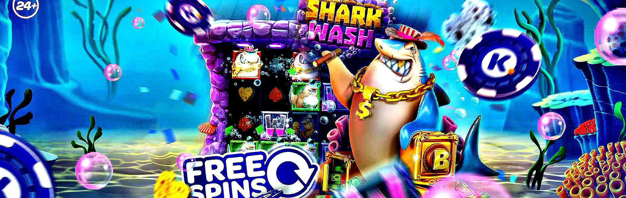 Kansino Shark Wash stortingsbonus