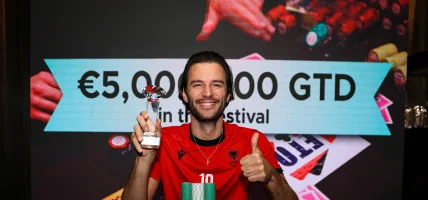 Tom Vogelsang wint in Albanië