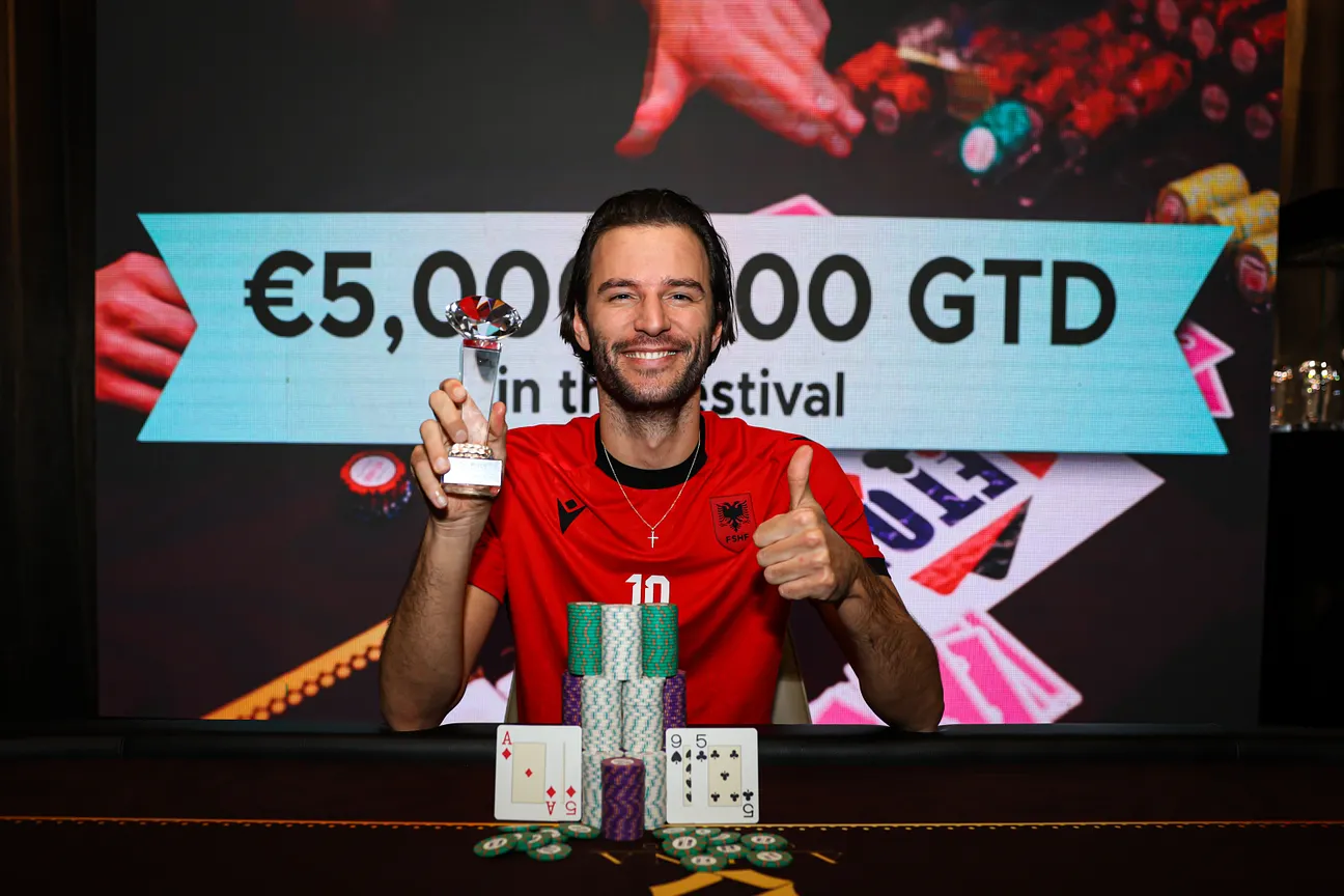 Tom Vogelsang wint in Albanië