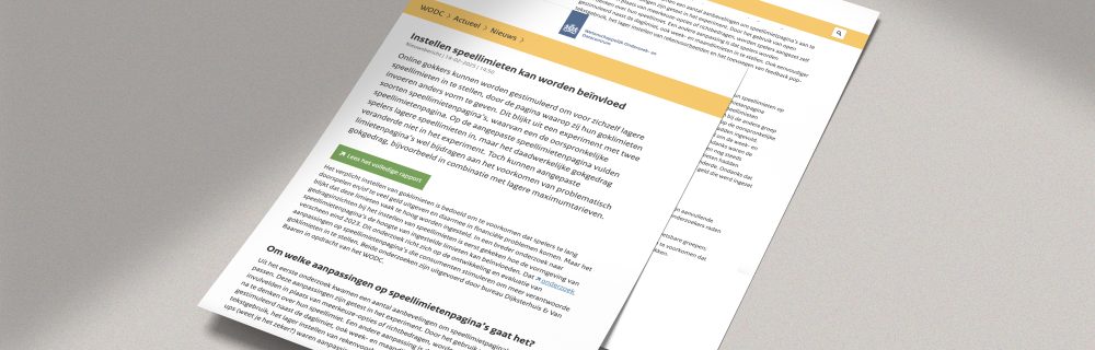 WODC speellimieten