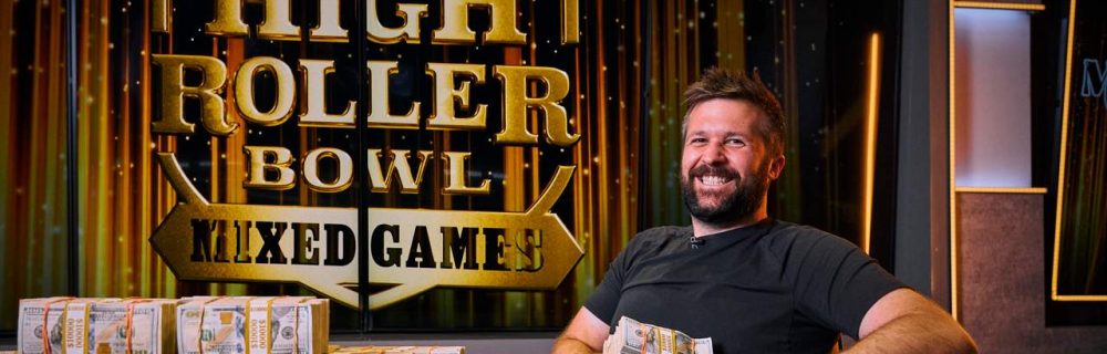 Chad Eveslage, winnaar Super High Roller Bowl Mixed Games