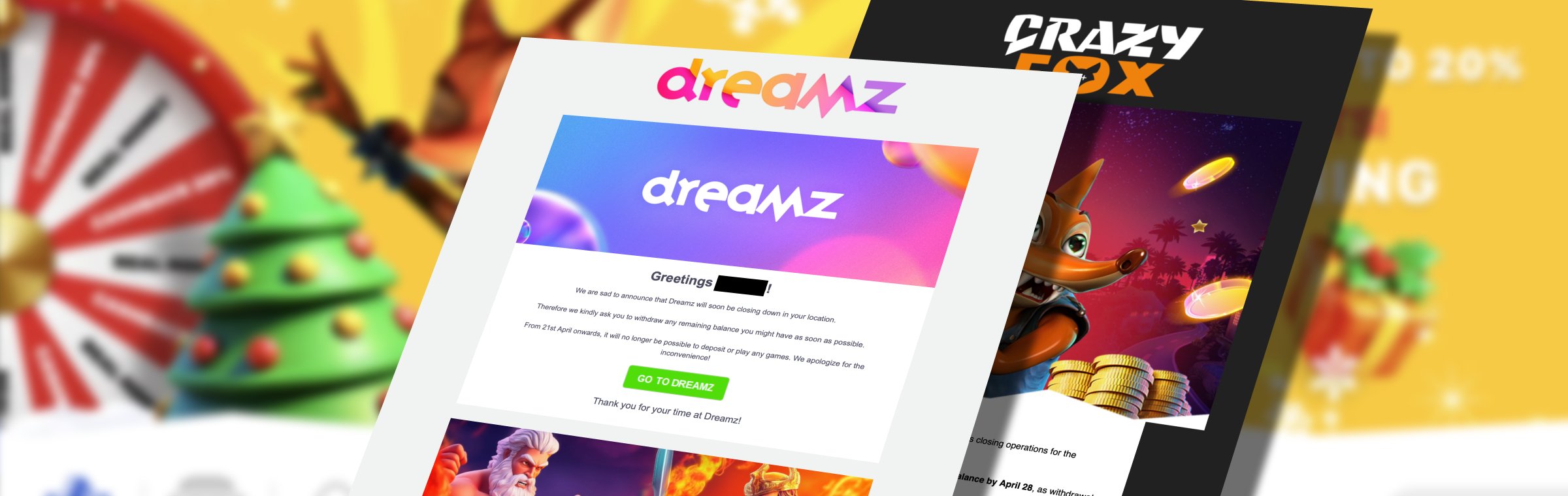 Dreamz CrazyFox sluiten in Nederland