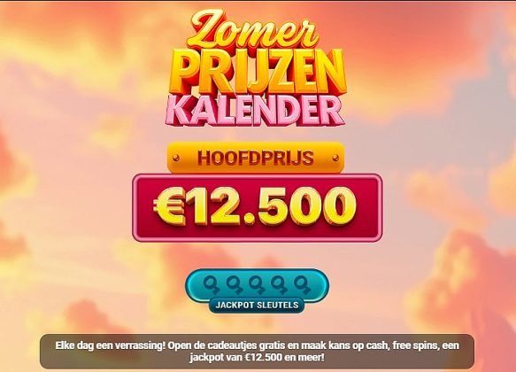 One Casino Zomer prijzen kalender