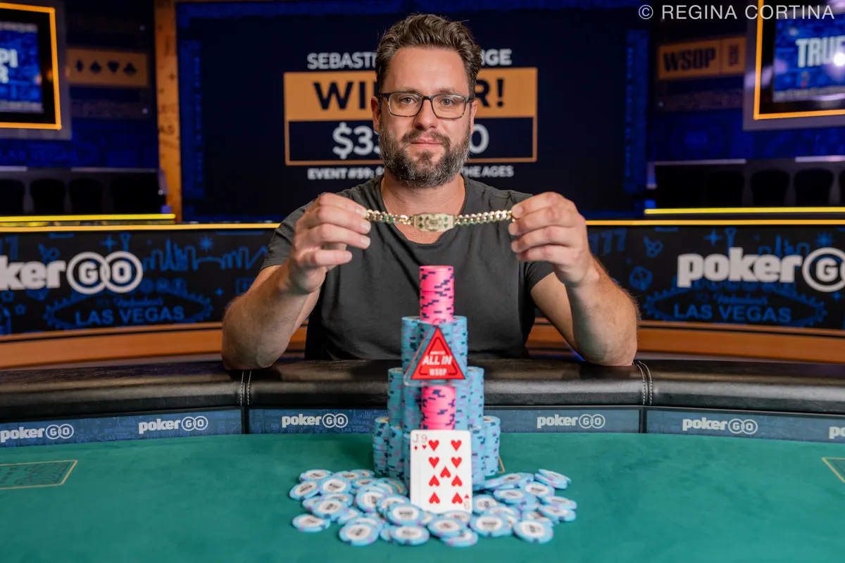Sebastiaan de Jonge WSOP Foto via PokerNews.com door Regina Cortina