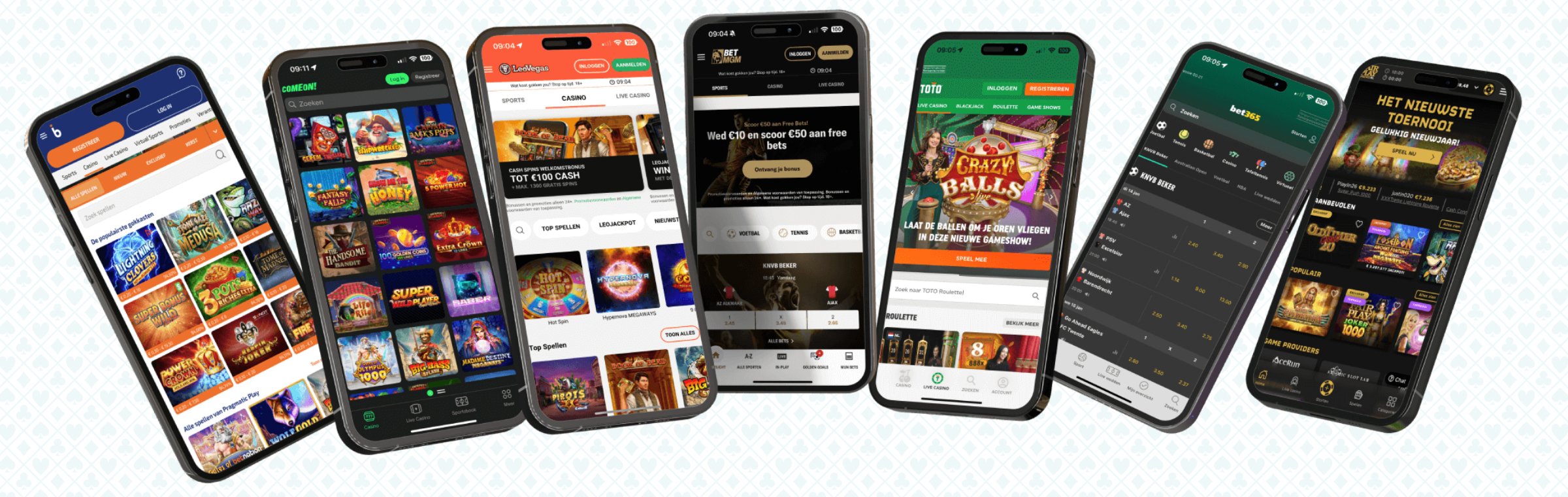 legaal online gokken afbeelding CasinoNieuws met telefoons en gokapps