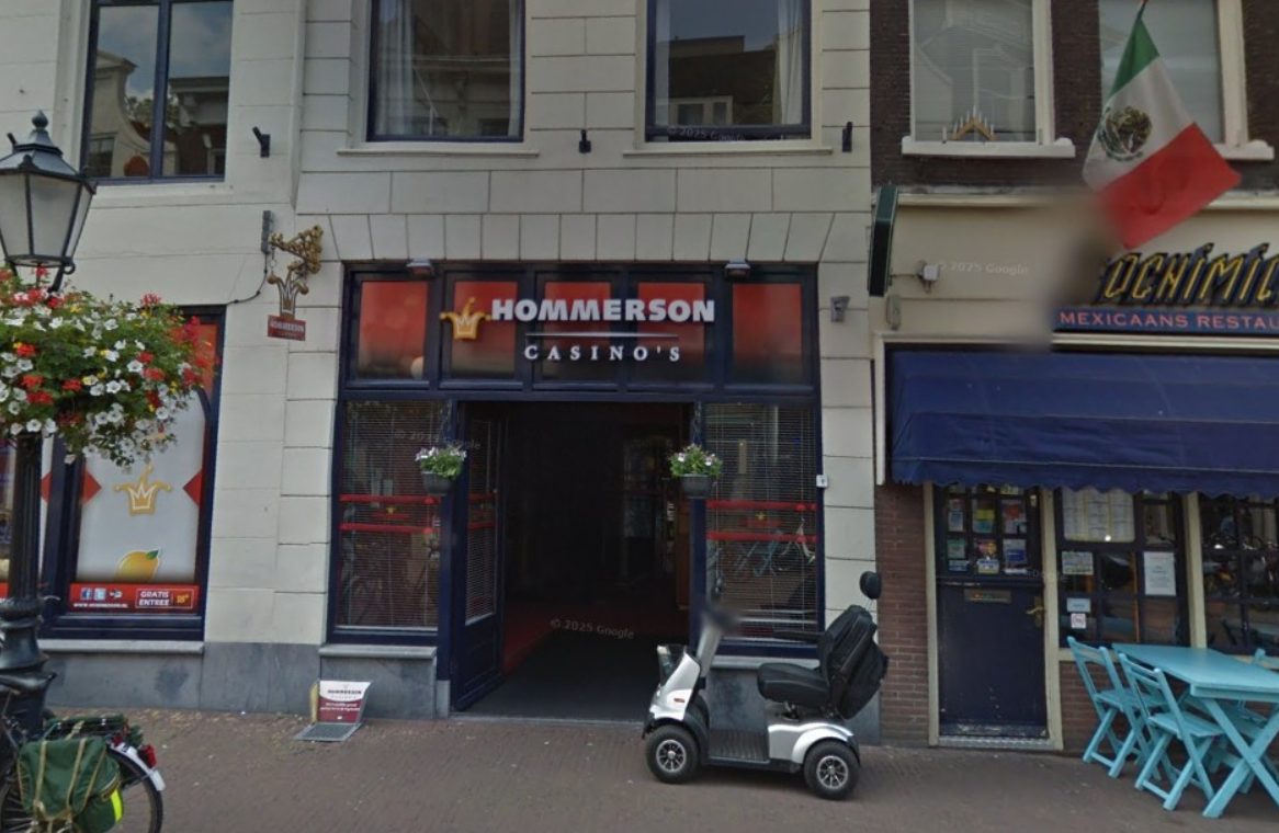 Het Hommerson Casino aan de Wijdstraat in Gouda