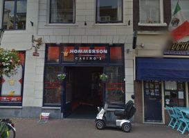 Het Hommerson Casino aan de Wijdstraat in Gouda