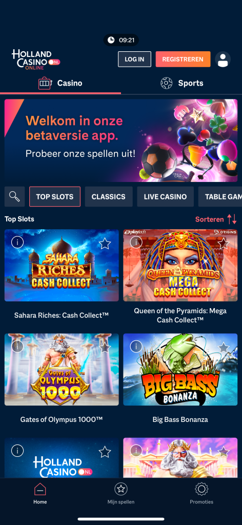 App van Holland Casino