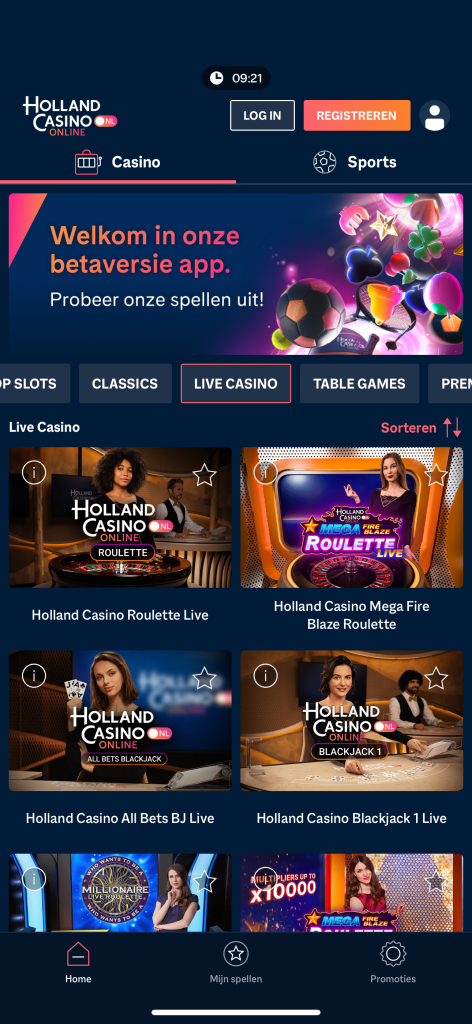 App van Holland Casino