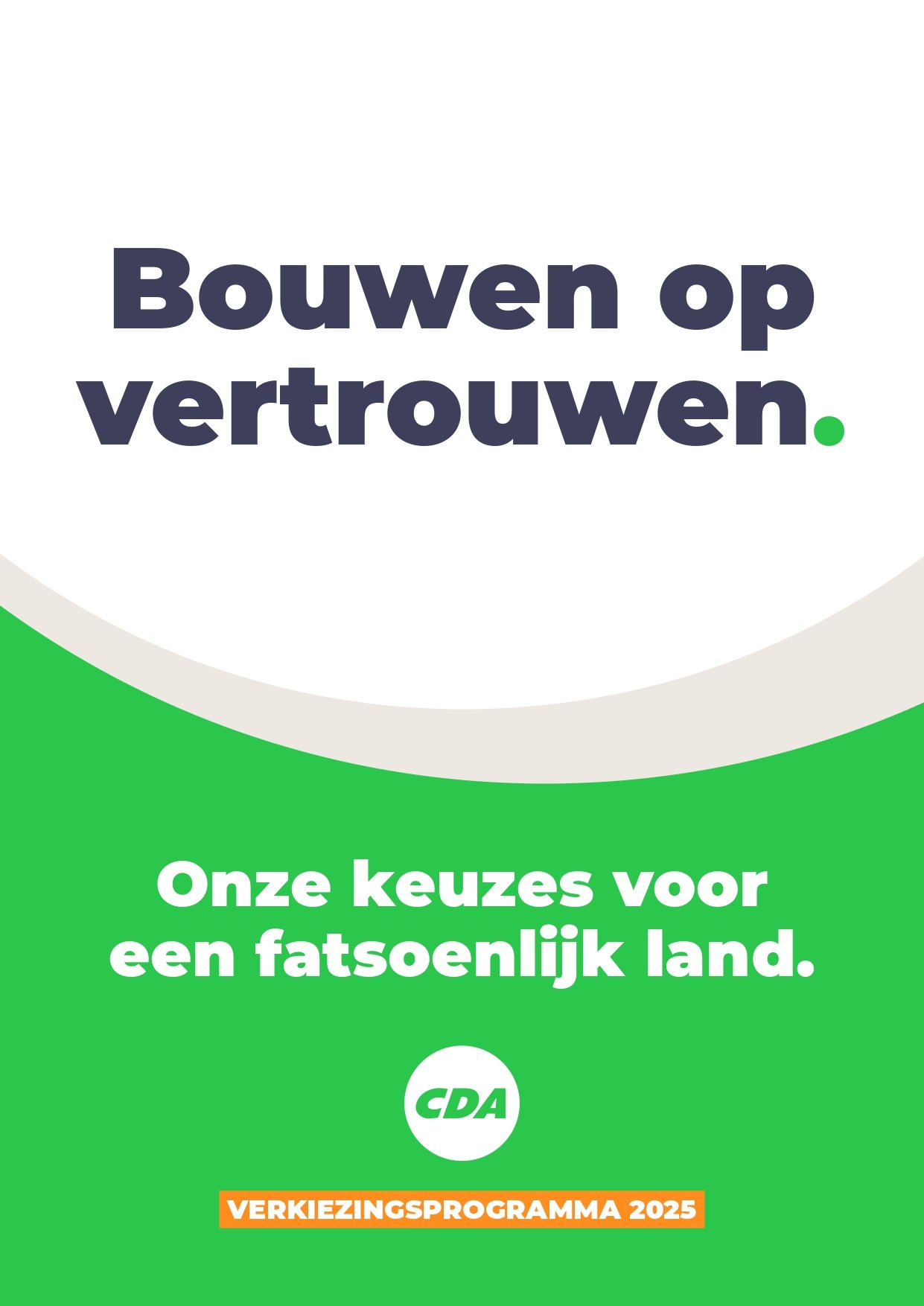 CDA Verkiezingsprogramma