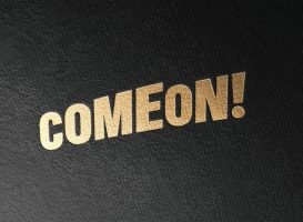 Mockup van ComeOn logo door CasinoNieuws.nl