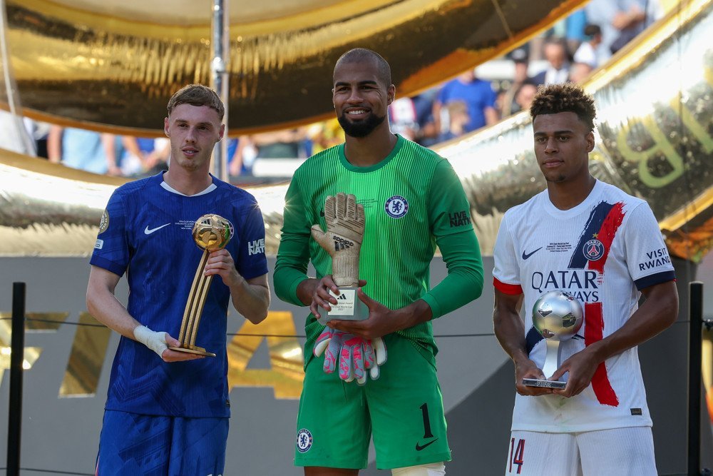 Awardwinnaars tijdens de FIFA Club World Cup.