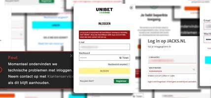 Onderhoud Cruks, storing bij online casino's