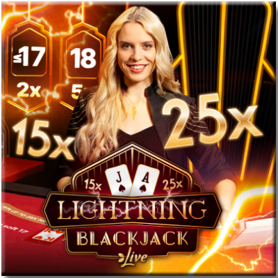 Evolution Gaming - Lightning Blackjack