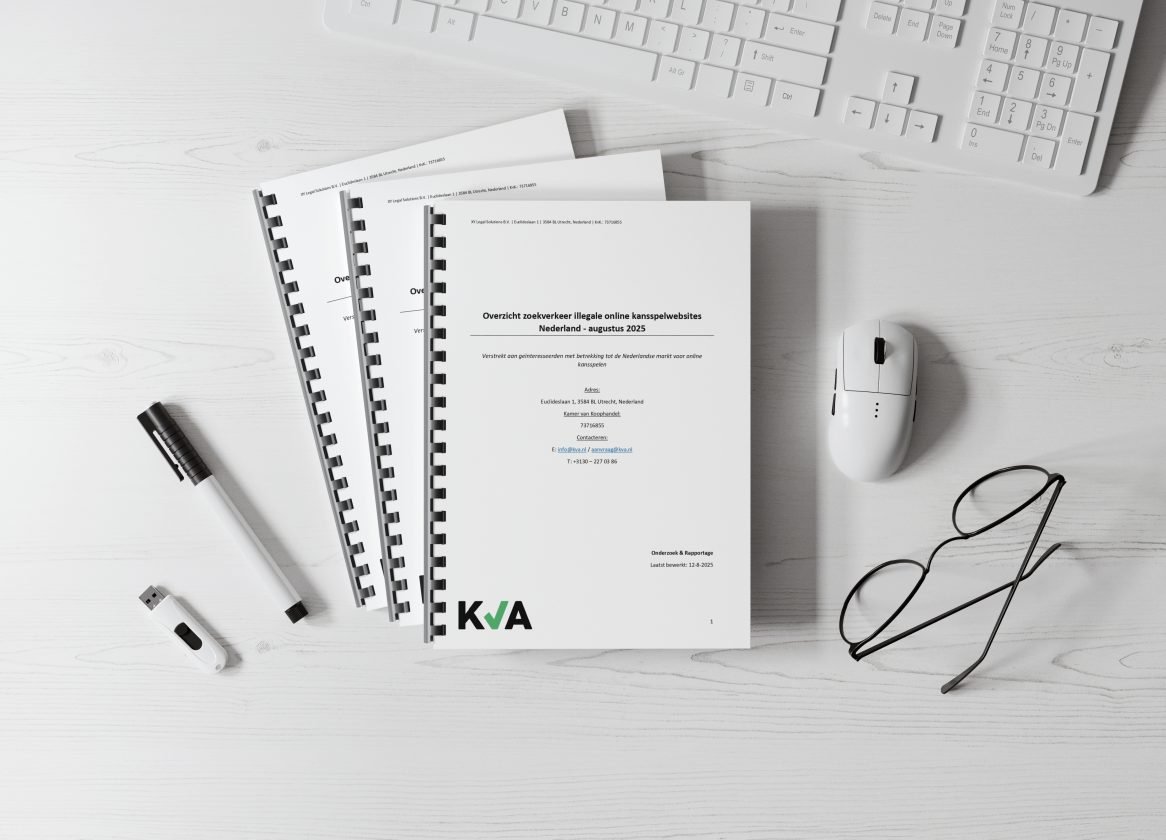KVA rapport over zoekverkeer illegale kansspelaanbod augustus 2025