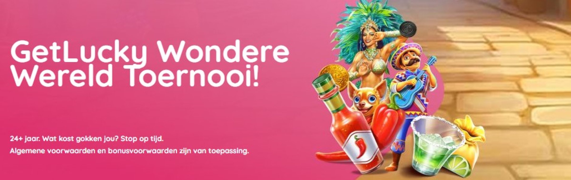 GetLucky Wondere Wereld Toernooi