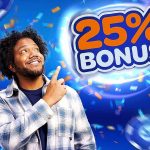 Kansino 25% stortingsbonus