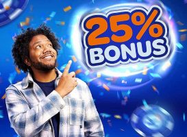 Kansino 25% stortingsbonus