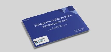 Kansspelautoriteit onderzoek gedragsbeïnvloeding