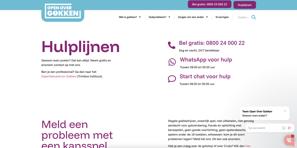 Open over Gokken