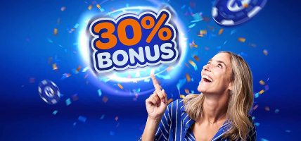 Kansino stortingsbonus 30%