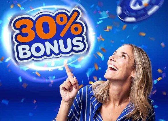 Kansino stortingsbonus 30%