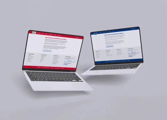 afbeelding van twee laptops met daarop de postcode loterij datalek