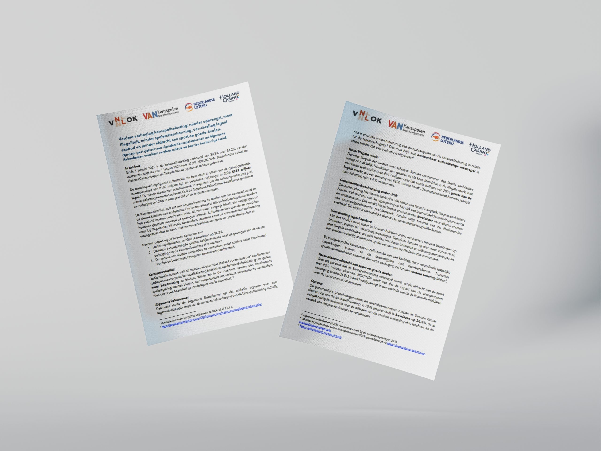 Position Paper Kansspelbelasting