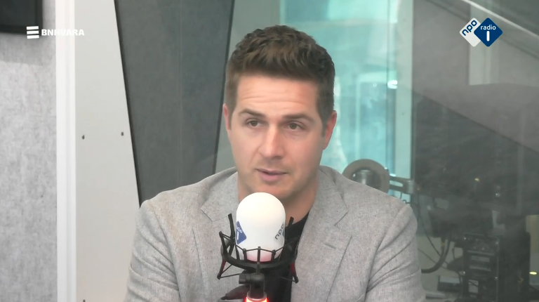 Jordens Peters (Roda JC) bij NPO Radio 1