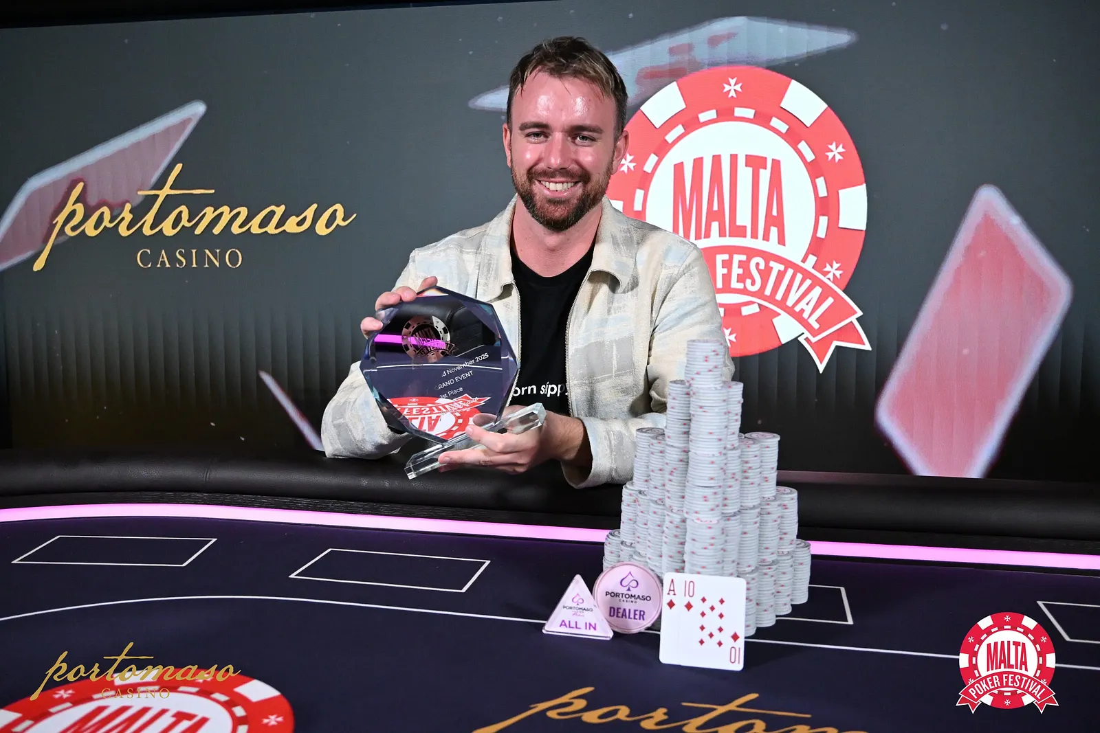 Joris Ruijs Malta Poker Festival