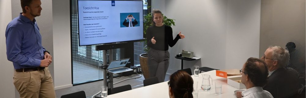 Eric Bezem op bezoek bij Kansspelautoriteit
