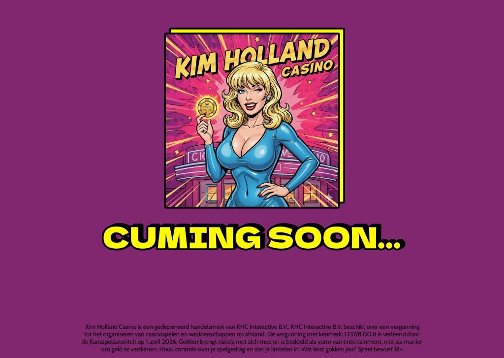 Kim Holland Casino landginpage