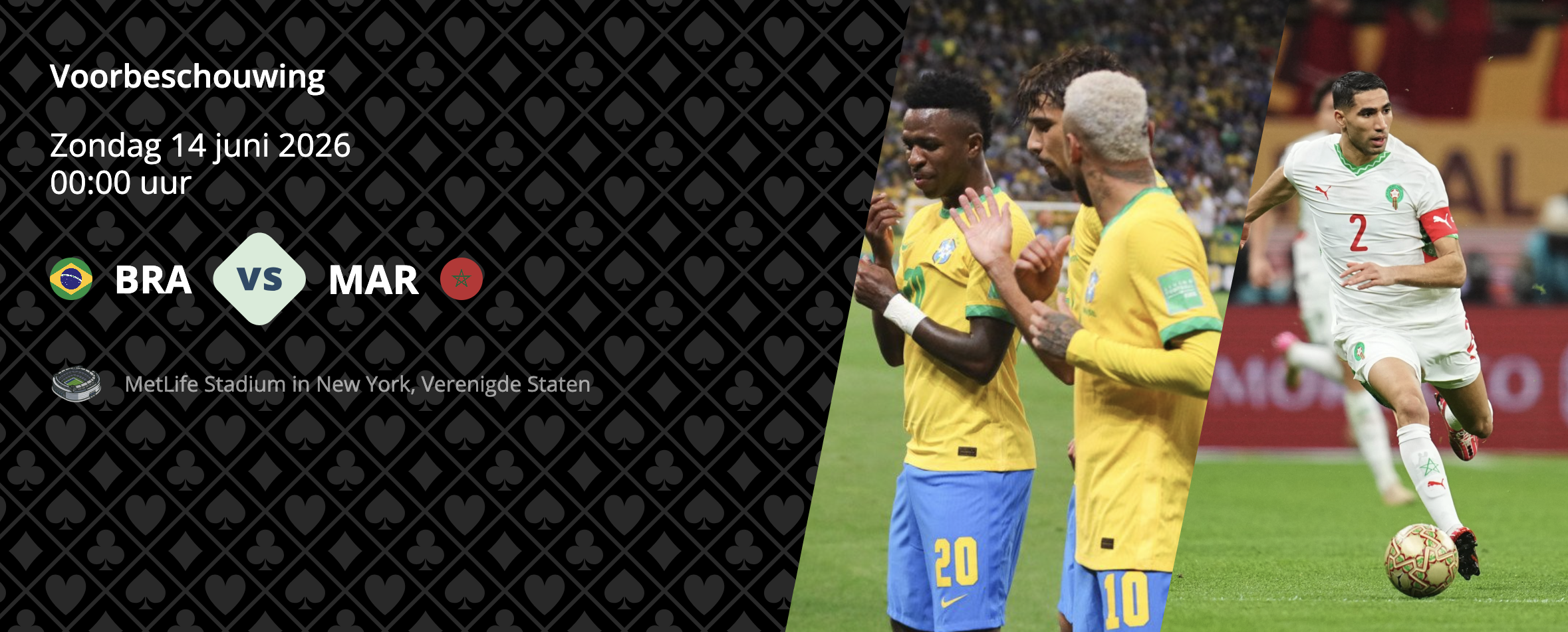 Voorspelling Brazilië - Marokko