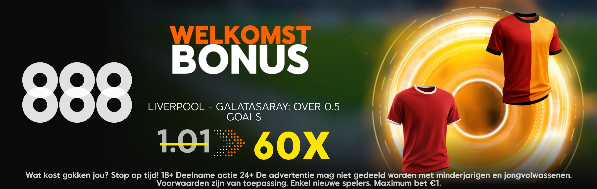 Welkomstbonus 888 Liverpool Galatasaray