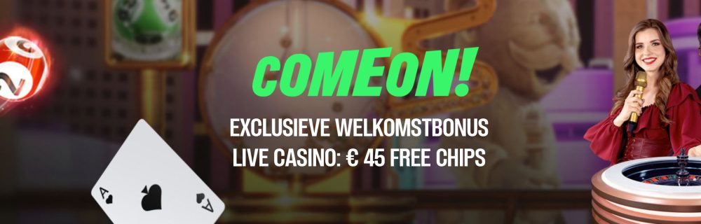 ComeOn Welkomstbonus Live