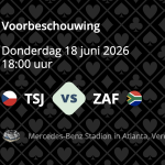 Tsjechië - Zuid-Afrika