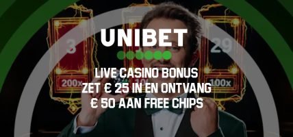 Unibet Live welkomstbonus