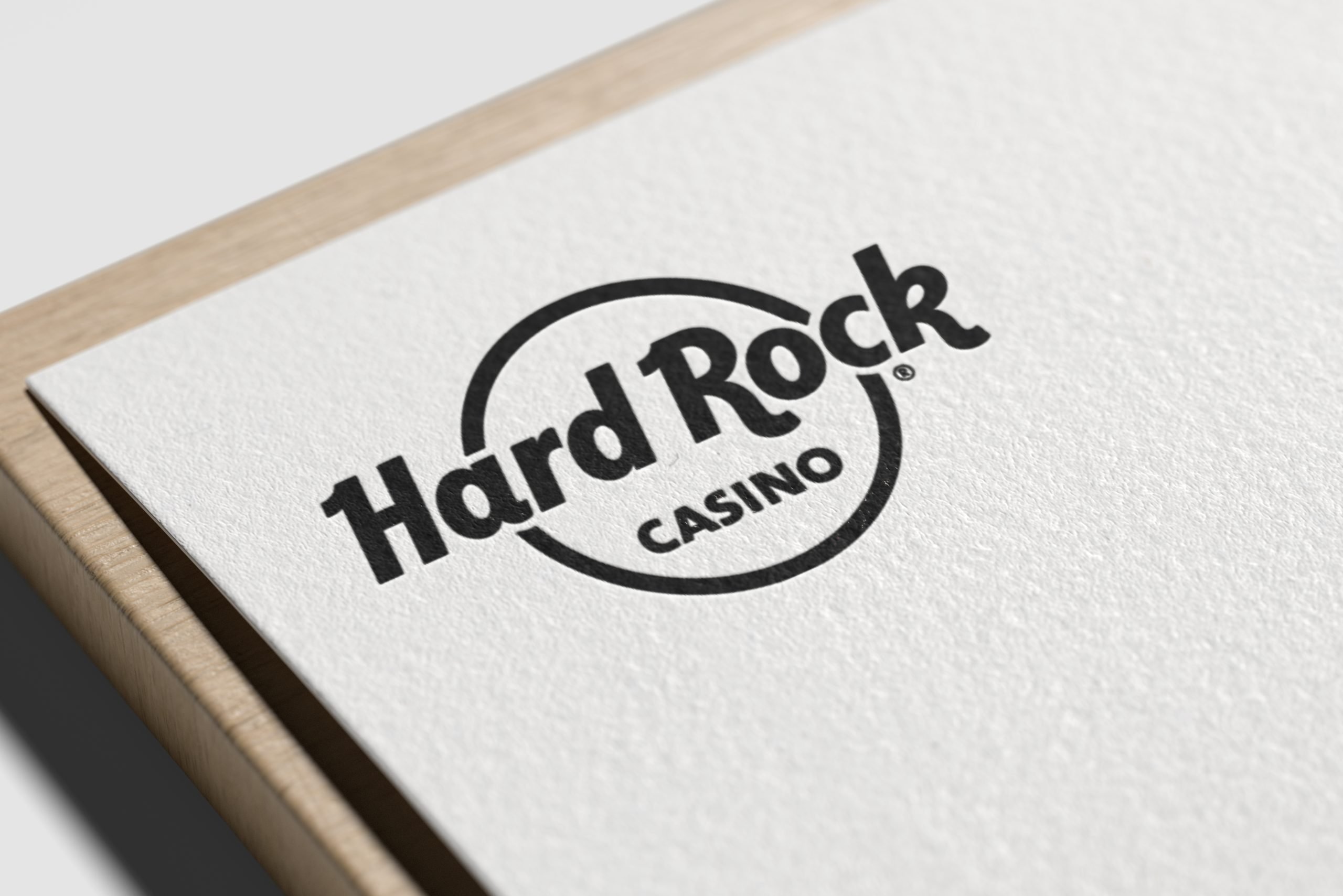 Hard Rock Casino logo mockup