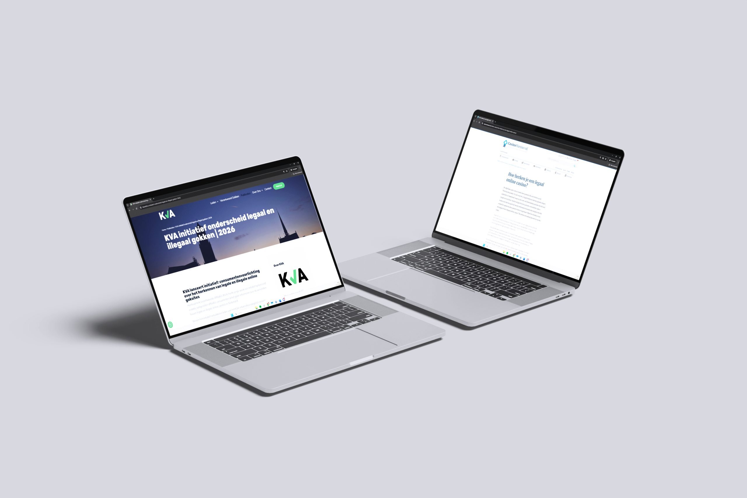 KVA initiatief herkennen legaal online casino