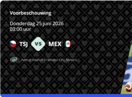 Tsjechië - Mexico WK 2026