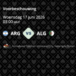 Argentinië - Algerije WK 2026