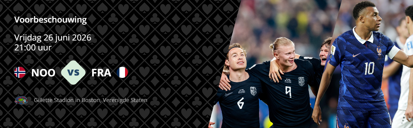 Voorspelling Noorwegen Frankrijk WK 2026 wedden