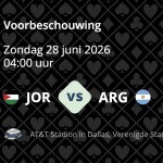 Jordanië - Argentinië