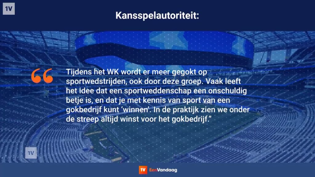 Ksa waarschuwt voor WK-pools in EenVandaag