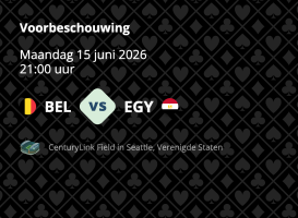 wk 2026 Belgie-Egypte