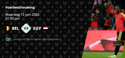 wk 2026 Belgie-Egypte